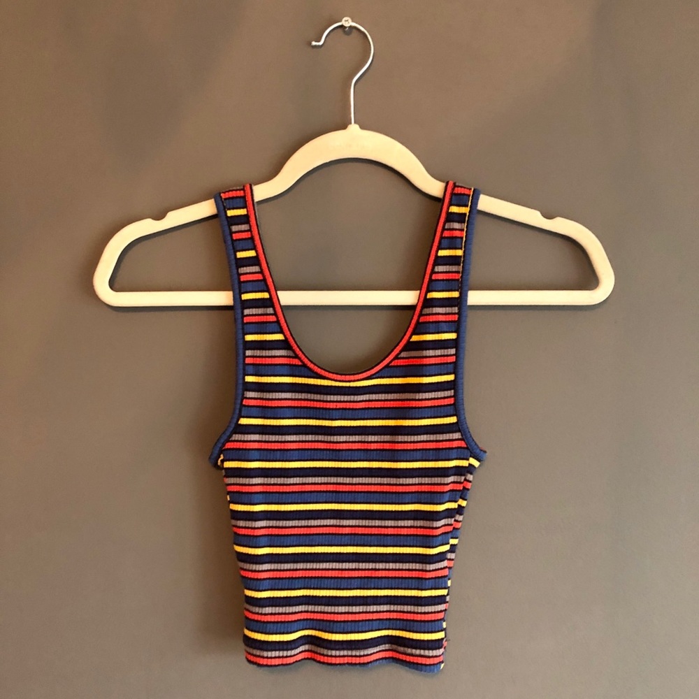 Rainbow tank top from Topshop!